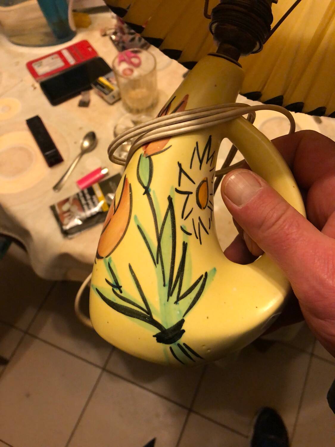 Vintage ceramic lamp