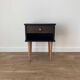Black bedside, a drawer