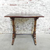 Oak bistro table from the ardennes