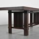 Table Taliesin 2 en cerisier, Frank Lloyd Wright, Cassina 1989