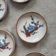 Vintage Japanese "Mamezara" Bowls, Crown Signature