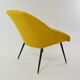 Yellow shell armchair