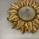 Large 55 cm golden 'florentine theatre' ceiling light by banci, florence, italy, 1970