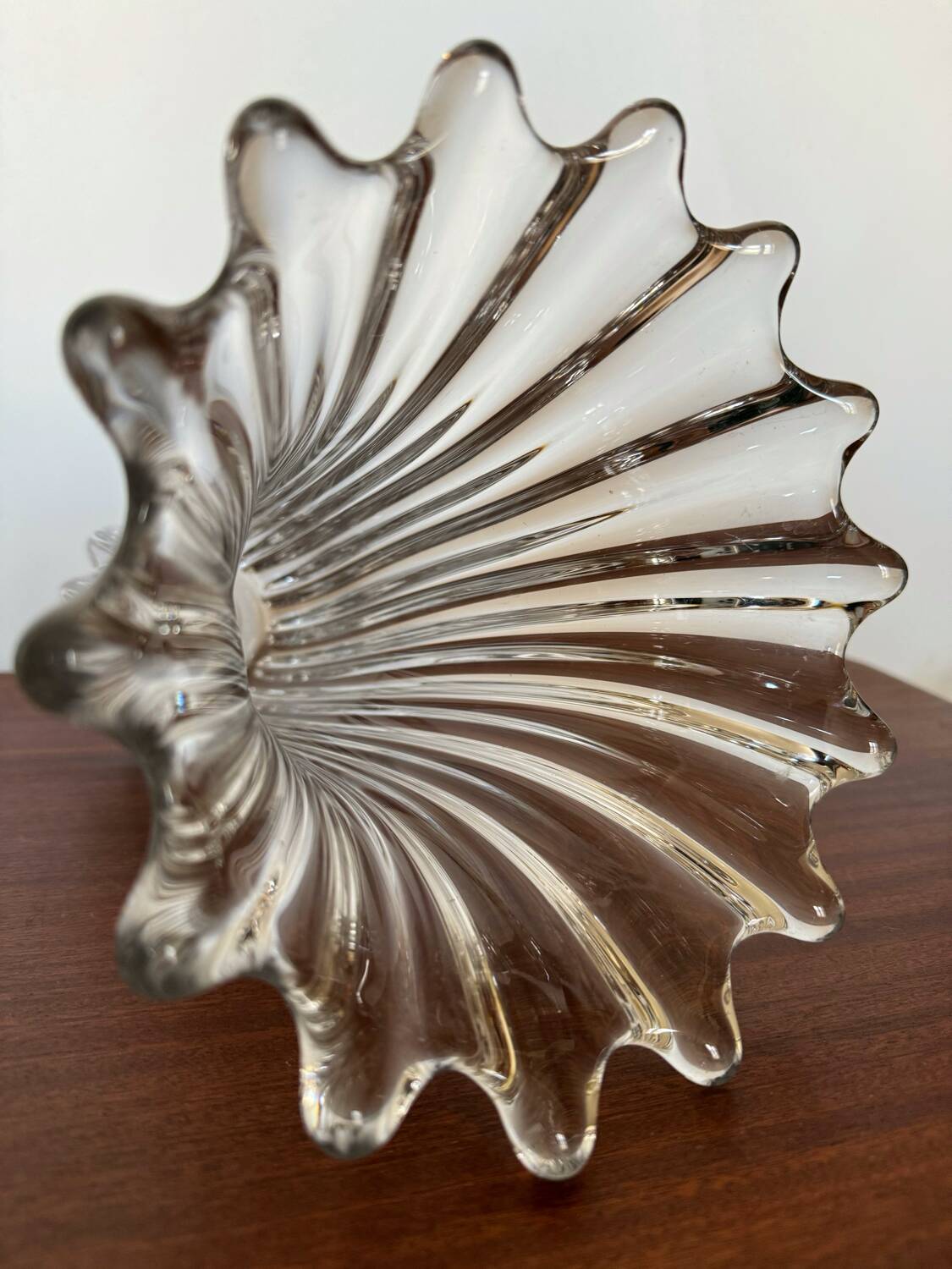 Crystal tulip vase from the 60s