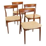Set van 4 dens design R. Borregaard voor Viborg eetkamerstoelen