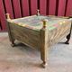 Pakistan, Punjab region. Old small tea table with traditional décor