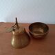 Pear brass candy box