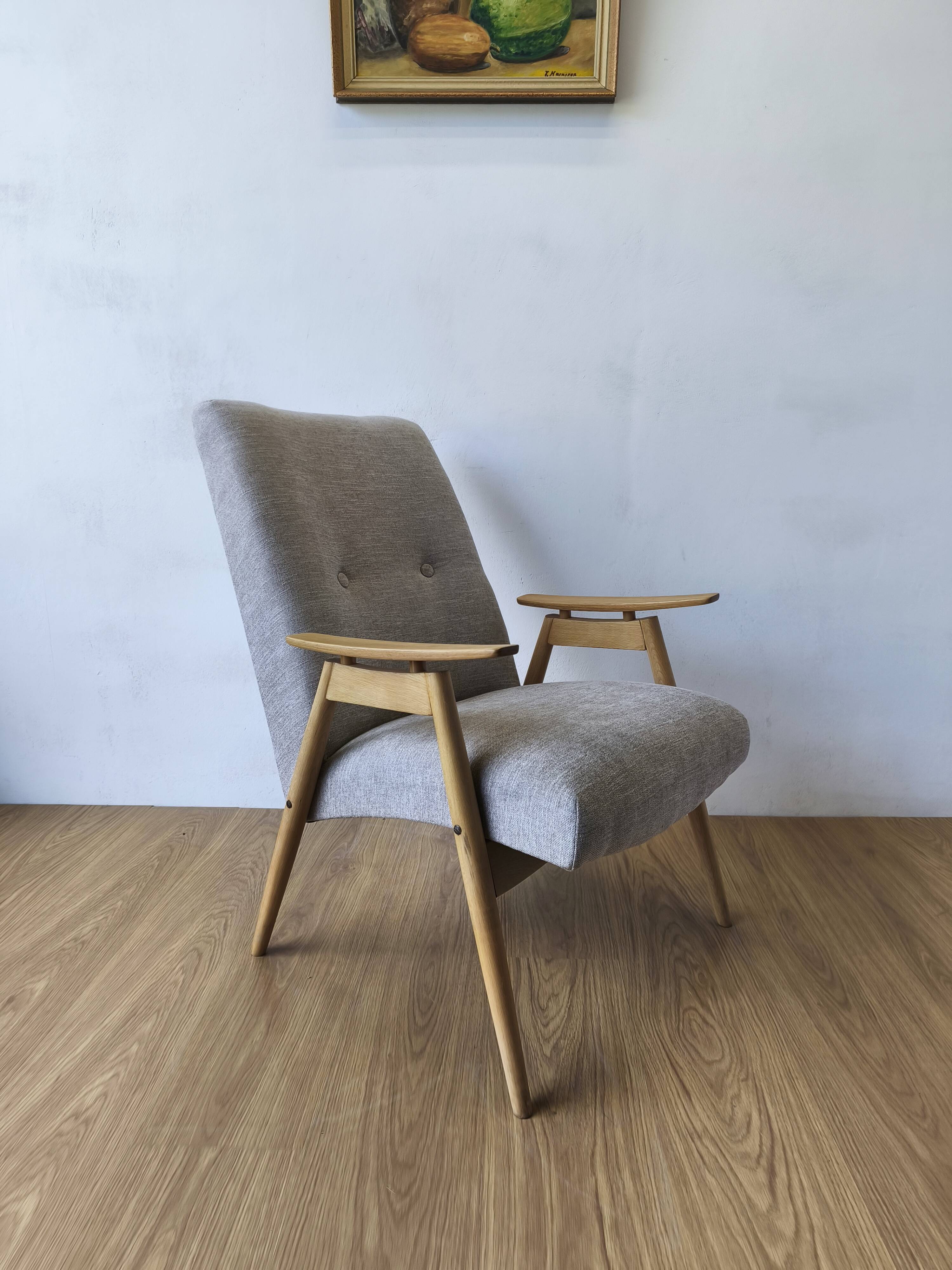 Designer armchair by J. šmidek, 1970s.