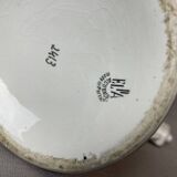 Paire de lampes de table en porcelaine portugaise limitée et numérotée par Alconaca