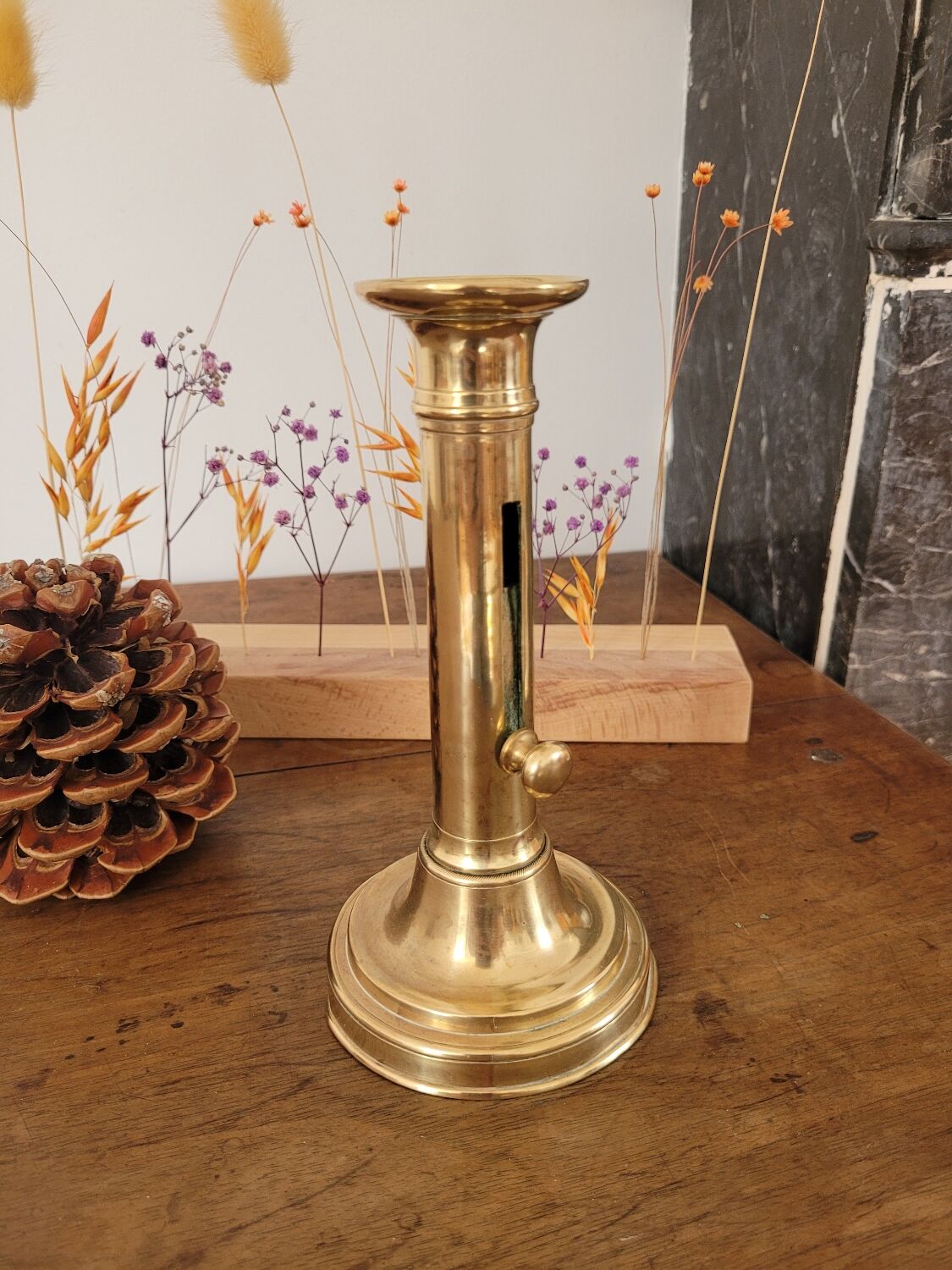 Bougeoir à poussoir pied à étages n°2