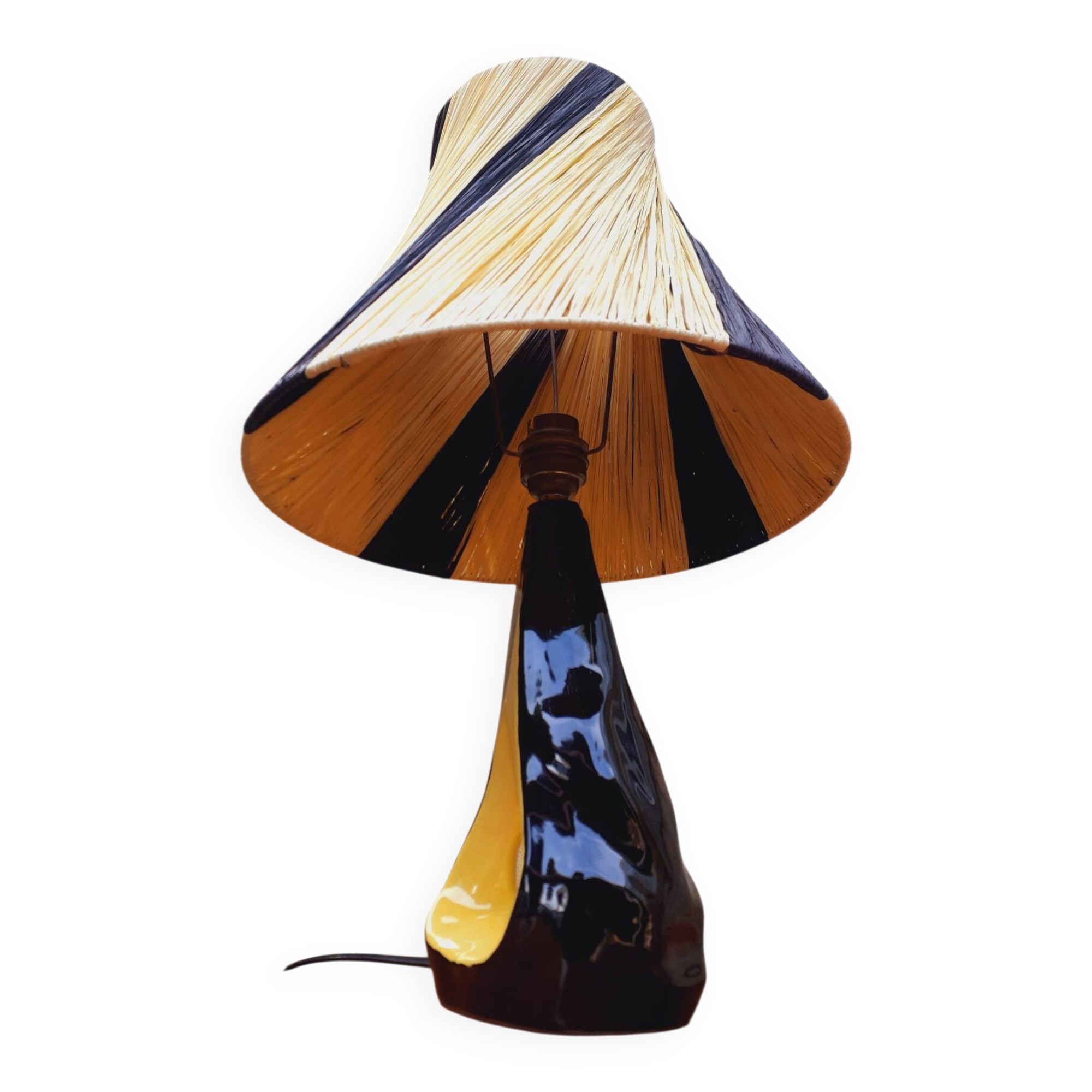 Ceramic lamp from the 1960s