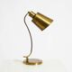 Beautiful, rare, large, heavy mid-century modern brass table lamp