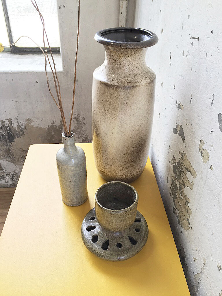 Brown Scheurich vase