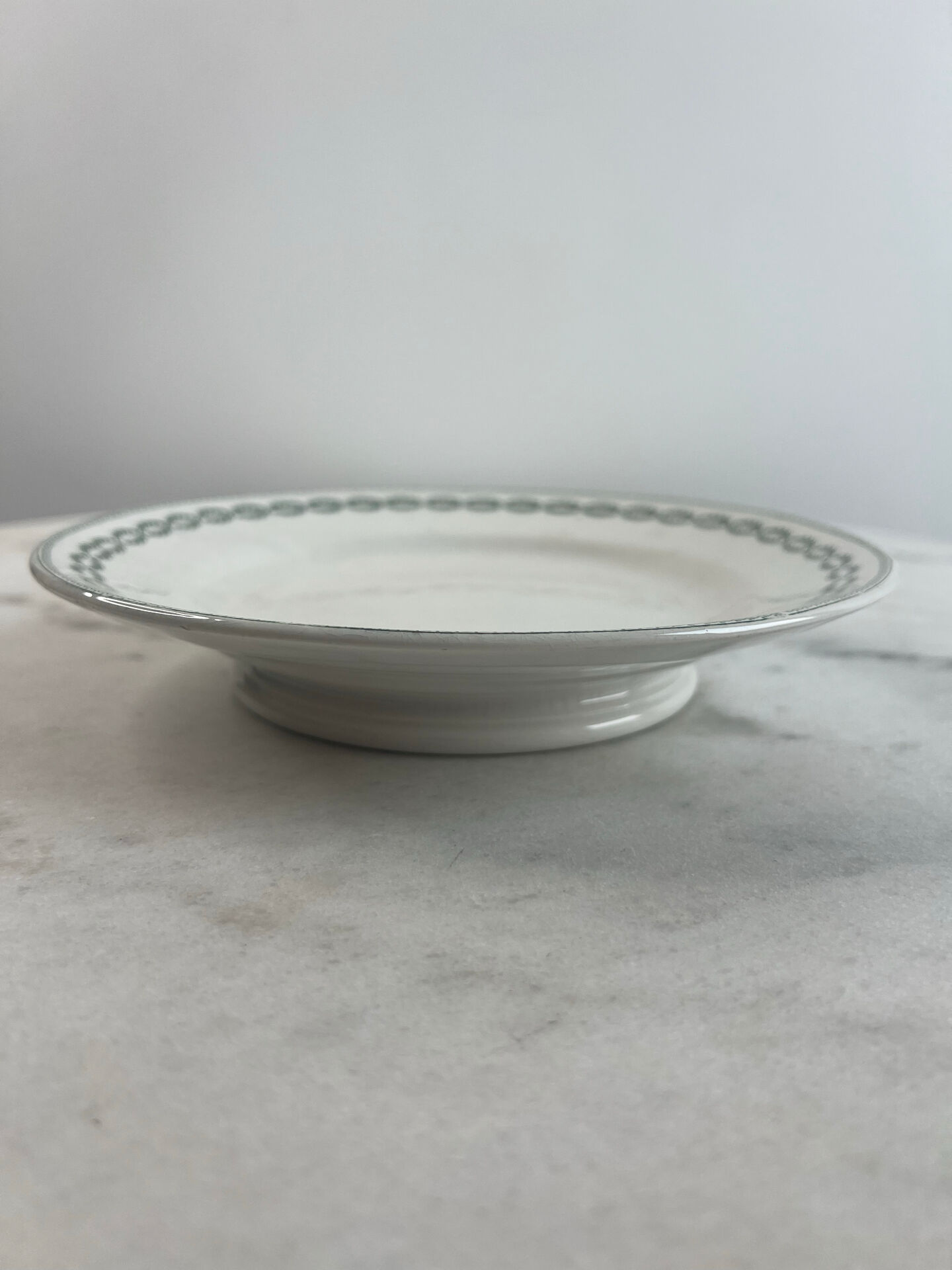 Ironstone compote dish Sarreguemines Nobilis