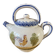 Crucible, ancient teapot made of terracotta.