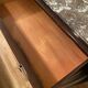 Art Deco bedroom set in walnut burl and marble