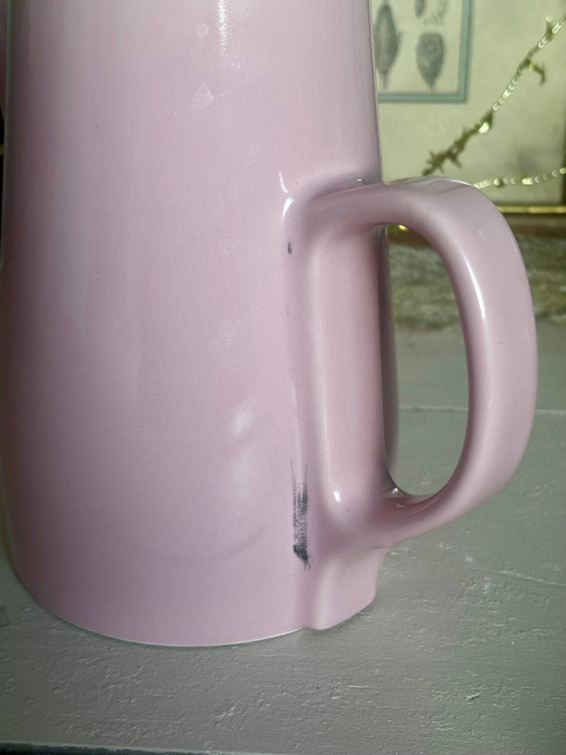 Vintage Melitta rose cafetière 8-80