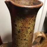 Pichet en grès néphrite années 50