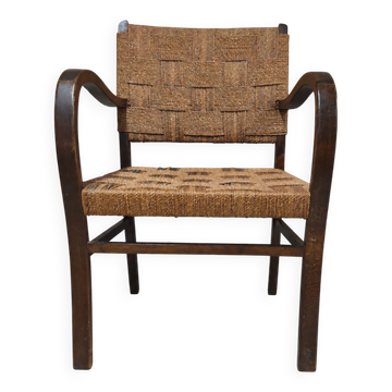 Rope chair in the style of Erich Dieckmann