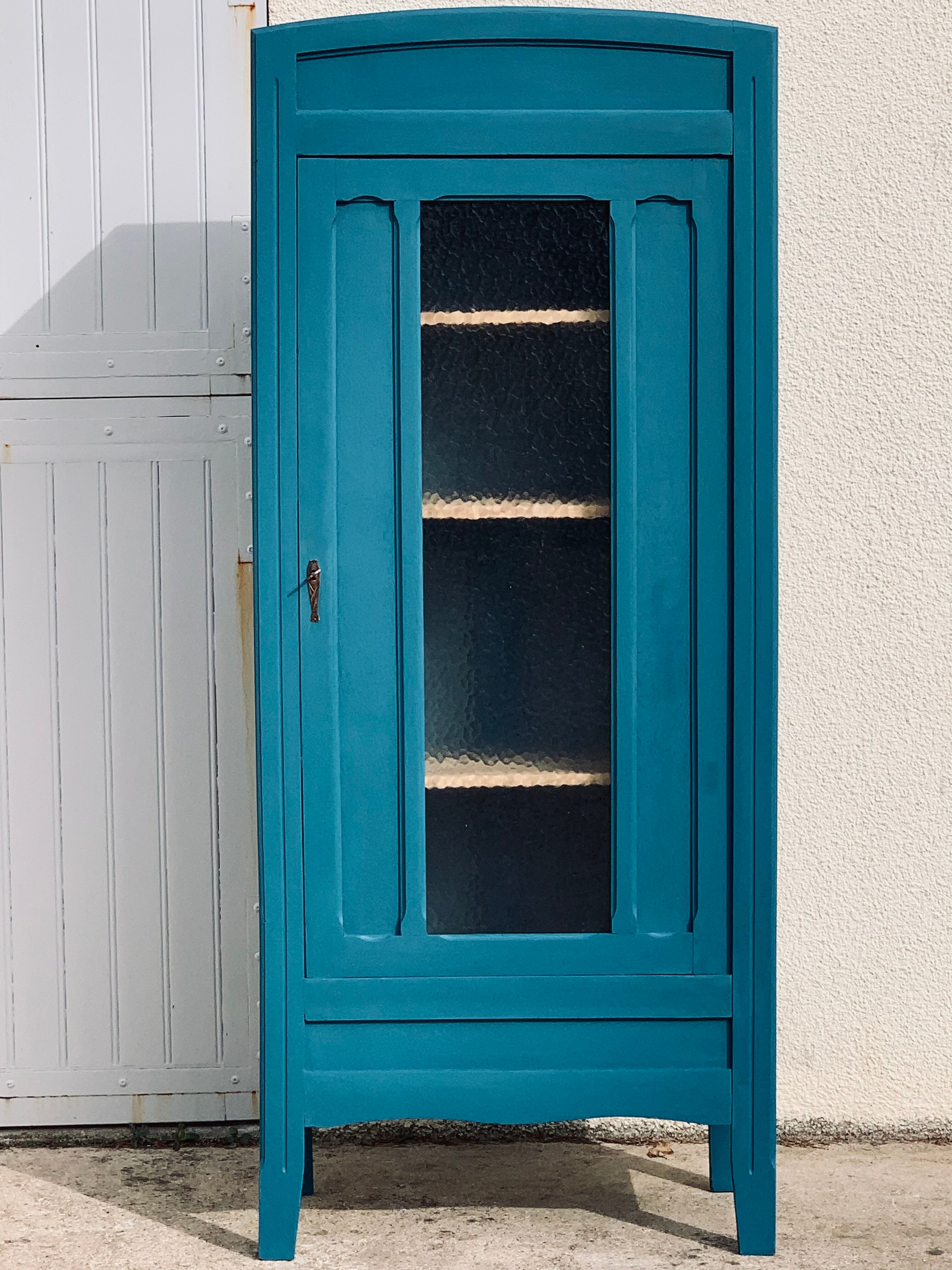 Glass-glazed Parisian wardrobe 1930