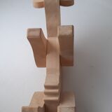 Decorative wooden cow or toy