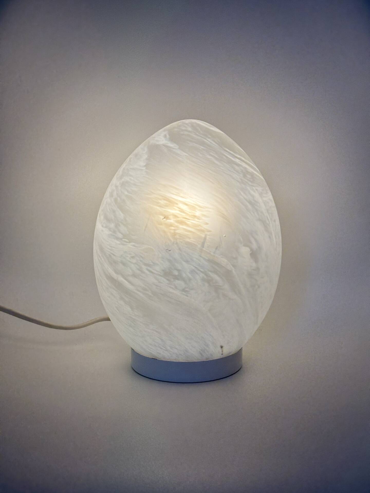 Vintage egg lamp
