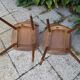 Paire de chaises en bois Baumann vintage