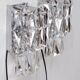 Rare 1960s Kinkeldey German crystal wall sconce 1960