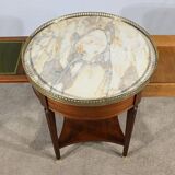 Mahogany Bouillotte Table, Louis XVI style – Late 19th century