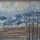 Erik Ström, Swedish painting, 1970s, Oil on panel, Framed