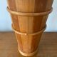Antique Wooden Barrel Style Umbrella Stand Vintage Decor