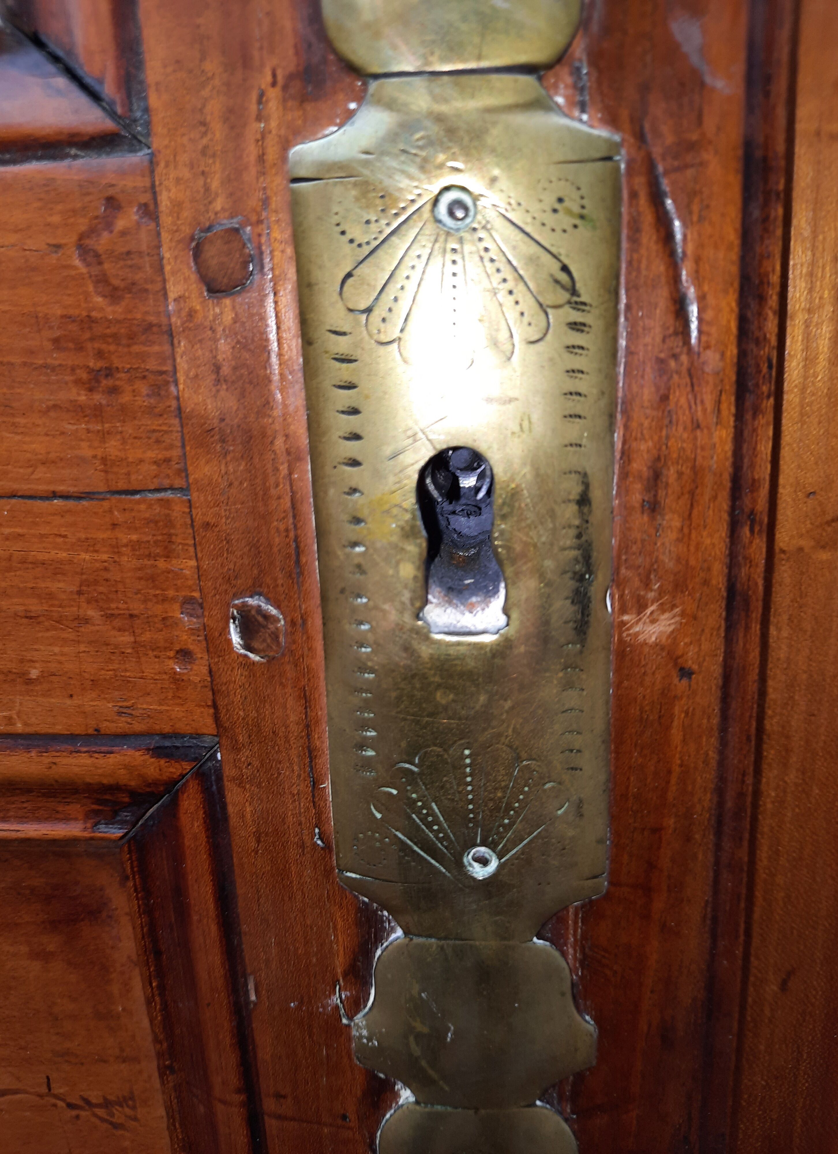 18th century single-door wardrobe