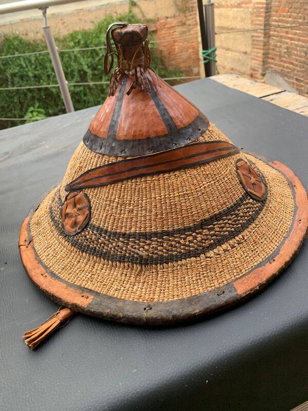 Chapeau tribal de berger Peul, Afrique