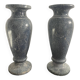 Paire de vases balustre en marbre