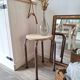 Tabouret d'écolier atelier vintage