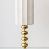 Pair of Swedish Mid-Century Brass Bobbin Table Lamps by Aneta, circa 1960
