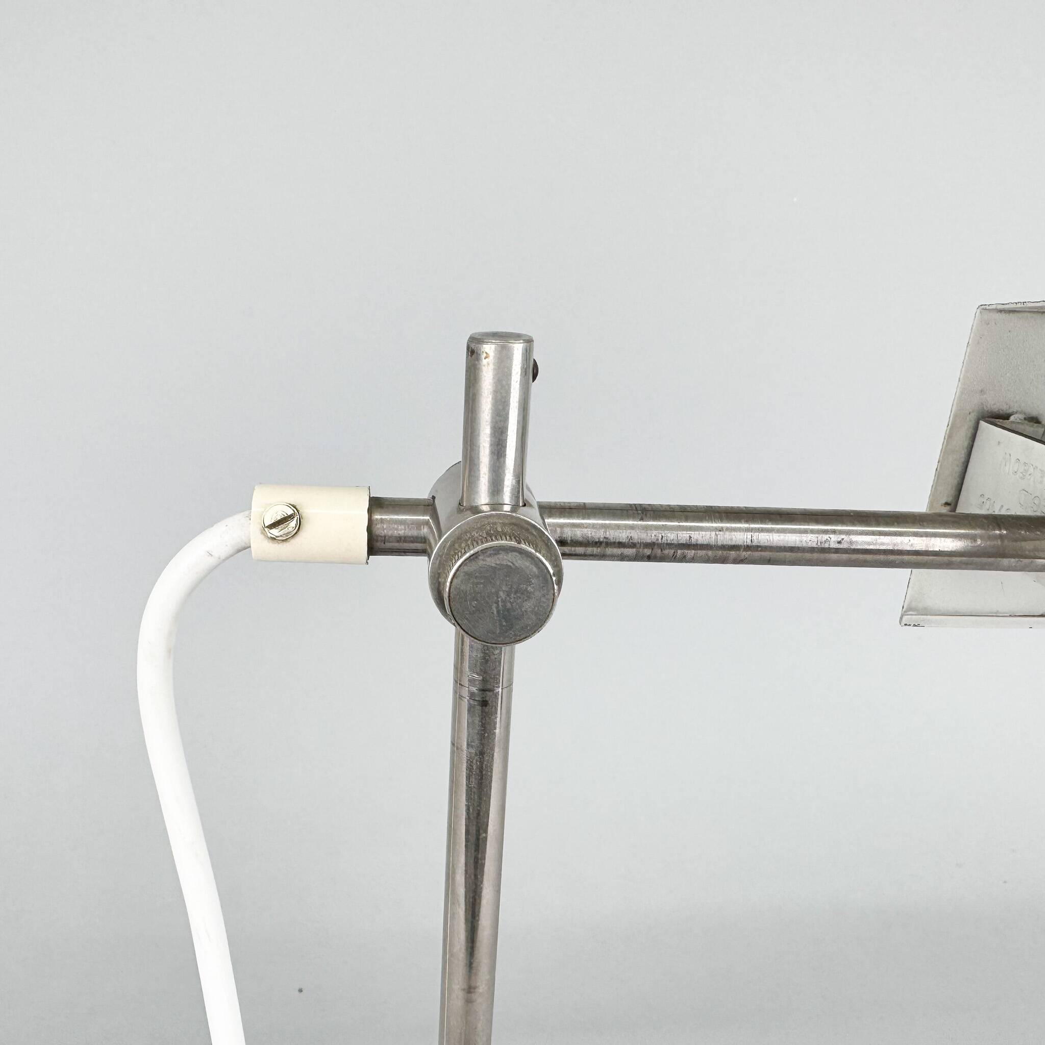 Mid-Century Minimalist Adjustable Table Lamp, Czechoslovakia