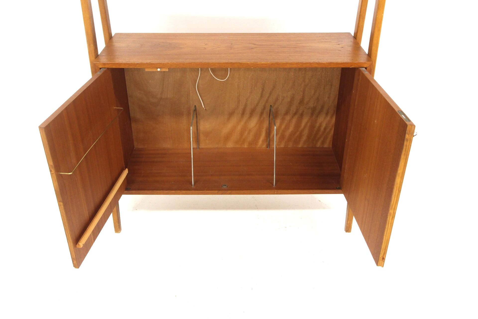 Scandinavian "Tema" library in teak, Möbel-Ikea, Sweden, 1960.