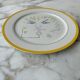 Plate drawing by Jean Cocteau Villeroy & Boch Jean-Claude Goumard