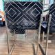 Suite de 6 chaises vintage années 70 style Milo Baughman