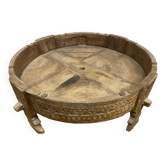 Table Chakki - Table à meuler Indienne début XX e siècle