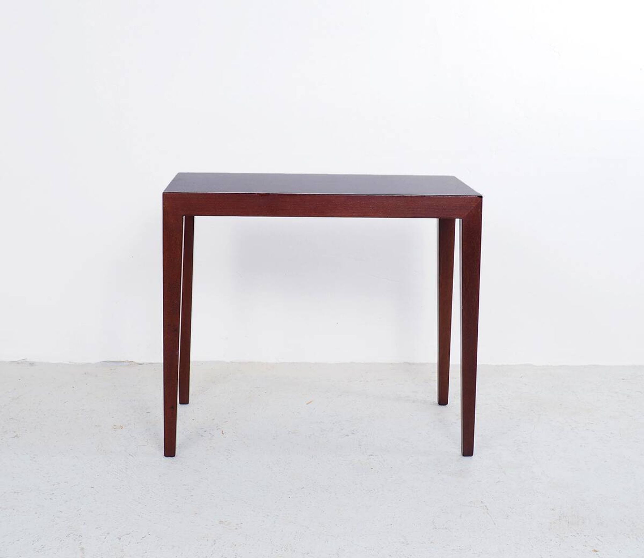 Tables Gigognes en Acajou par Severin Hansen pour Haslev Møbelsnedkeri, 1960s, Set de 3