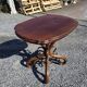 Thonet No. 1 curved wooden side table from the 19th century.