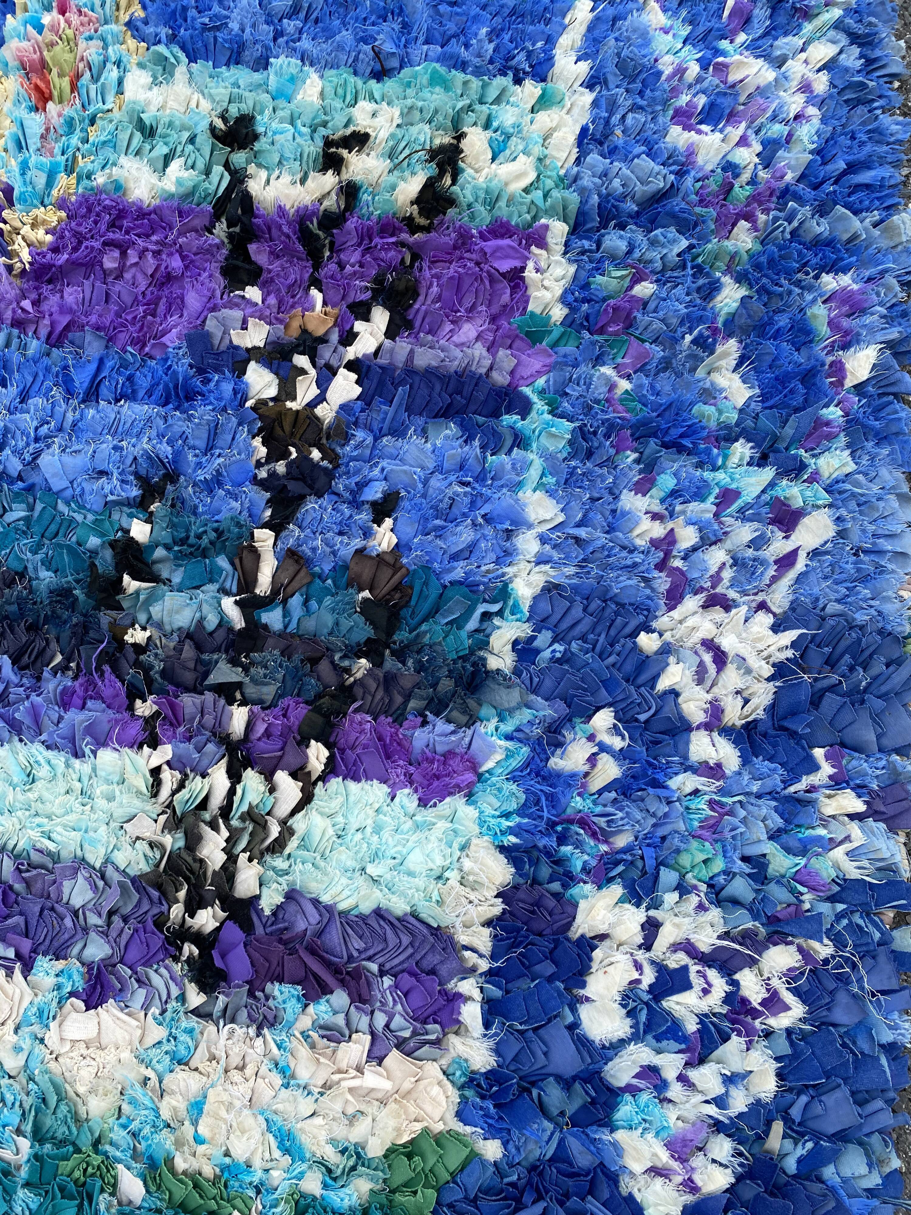 Carpet Berbere Boucherouite 125x210 Cm