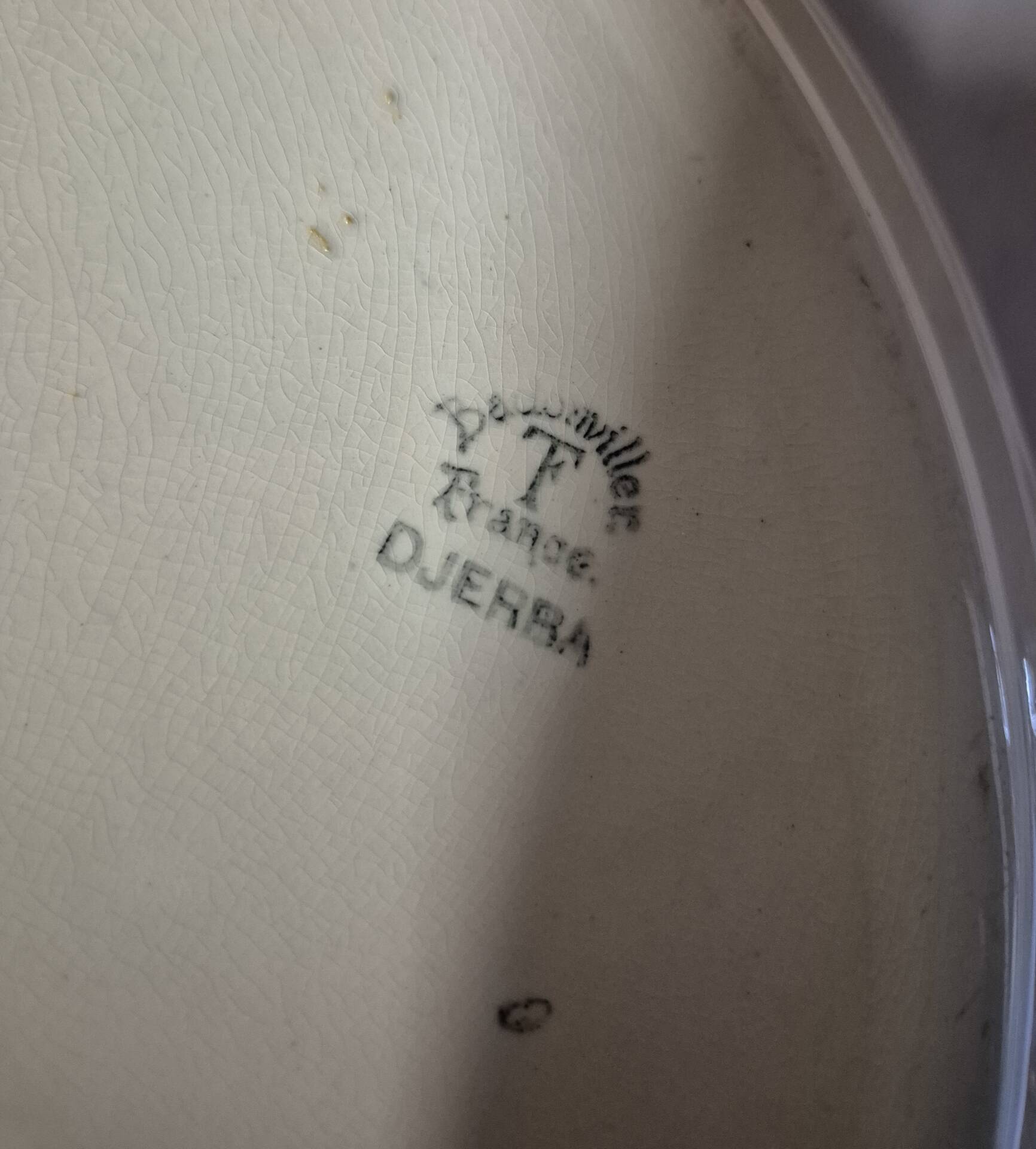 vintage toilet bowl Badonvilliers France Djerba ceramic