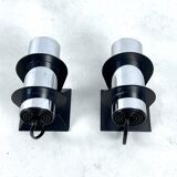 Targetti, pair of wall lamps model Elbow. Italy 1970s