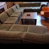 Rolf Benz XXL modular sofa 9 velvet modules
