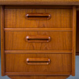 Mid-Century Teak Desk by Gunnar Nielsen for Tibergaard, Denmark, 1960s