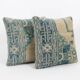 Set of 2 vintage Turkish cushion covers 51x51 cm