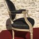 Fauteuil cabriolet style Louis XVI